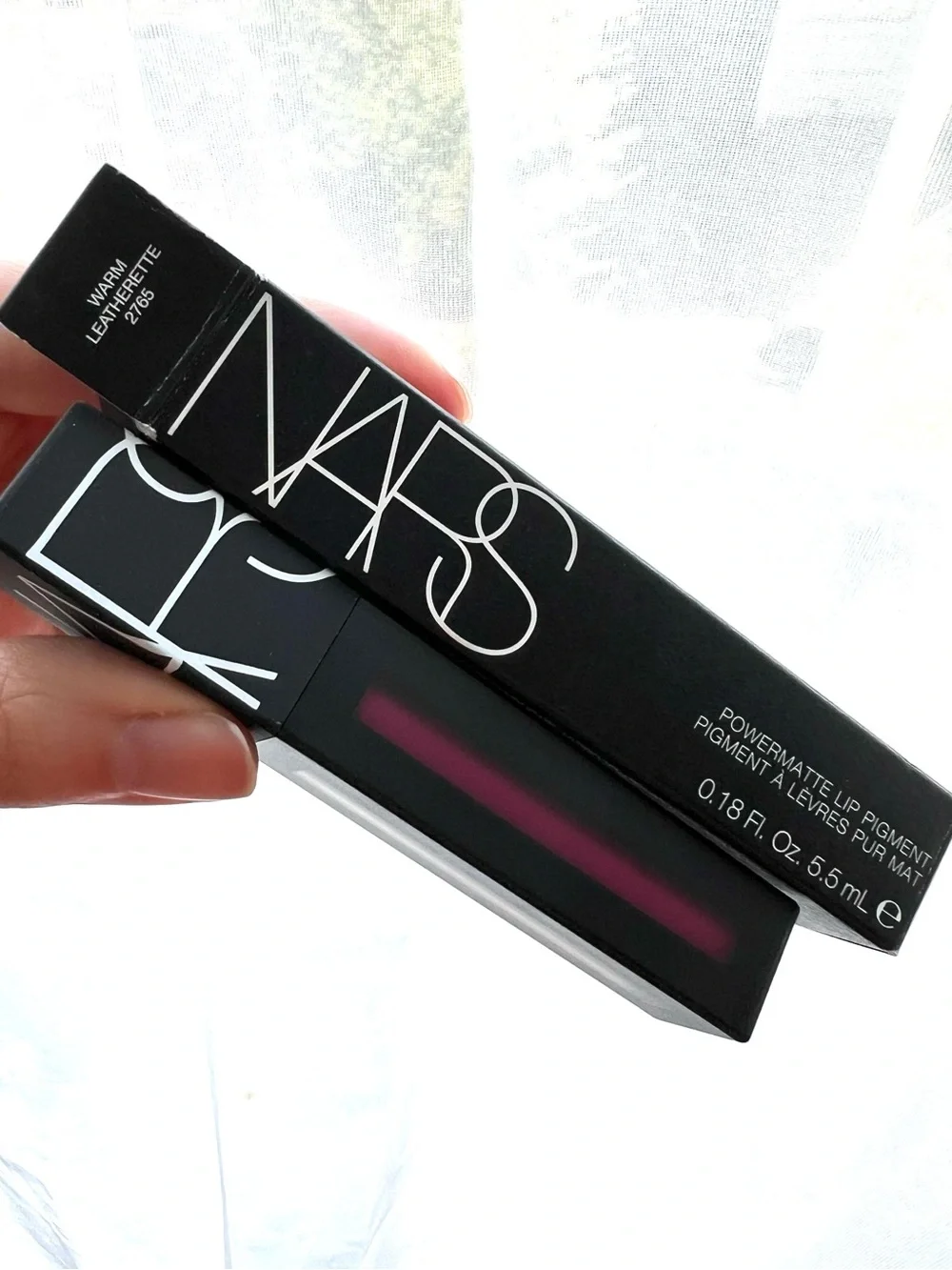 NIB NARS Warm Leatherette Powermatte Lip Pigment (Pink Berry) 5.5ml